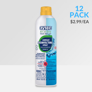 400ml – zytec® All In One Surface Disinfecting BOV Spray