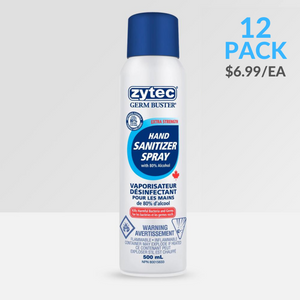 500ml – zytec® Extra Strength Hand Sanitizer Spray
