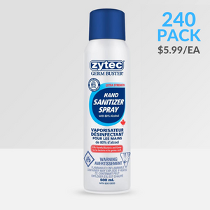 500ml – zytec® Extra Strength Hand Sanitizer Spray