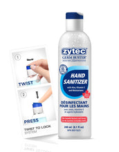 Load image into Gallery viewer, 240ml – zytec® Clear Gel Hand Sanitizer
